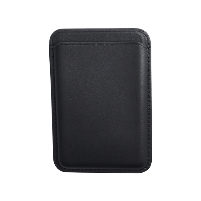 Custom MagSafe Magnetic Genuine Leather Wallet Card Holder OEM