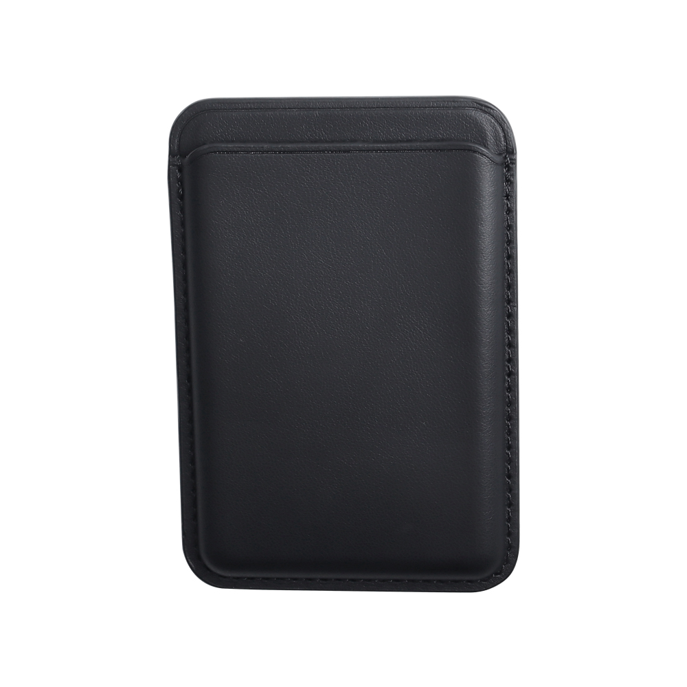 Custom MagSafe Magnetic Genuine Leather Wallet Card Holder OEM