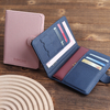 Saffiano Leather Smart Passport Holder Wallet with Snap Closure